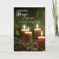 for Godfather Christmas Prayer Christian Candles