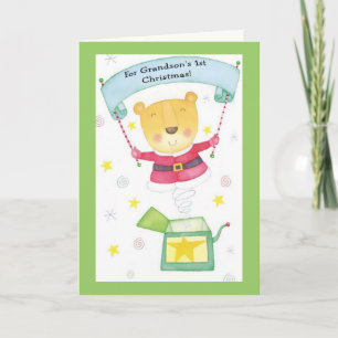 For Grandson's 1st Christmas Holiday Card