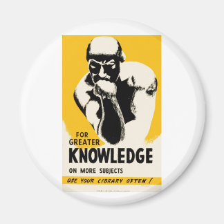 For Greater Knowledge Magnet