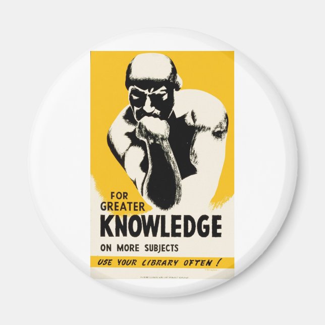 For Greater Knowledge Magnet (Front)