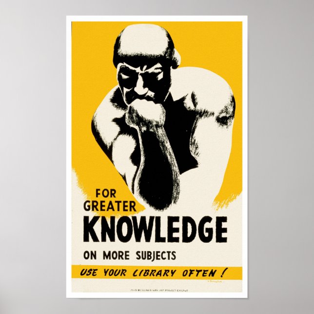 For Greater Knowledge Poster (Front)