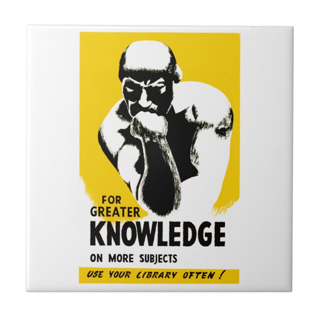 For Greater Knowledge Tile (Front)