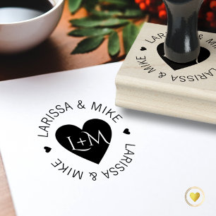 For Handmade Wedding Favours, a nice Rubber Stamp