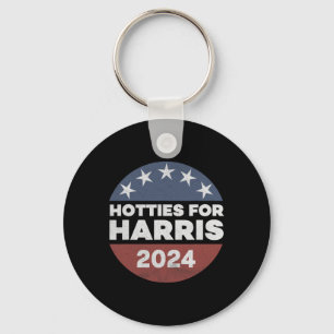 For Harris 24 Hotties For Harris 2024 Tee 1 Key Ring