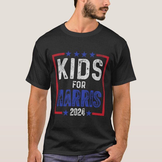 For Harris President Kids Toddlers Love Kamala Har T-Shirt (Front)