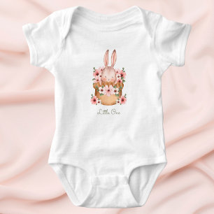 For Her Cute Adorable Baby Bunny Rabbit Stylish  Baby Bodysuit