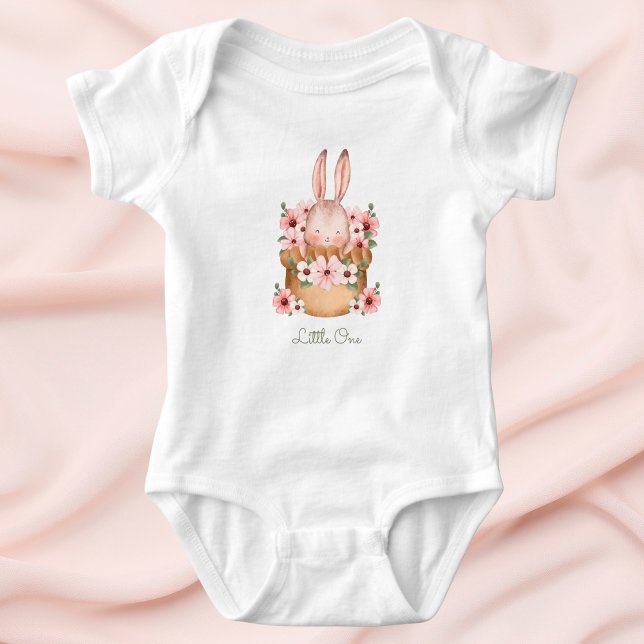 For Her Cute Adorable Baby Bunny Rabbit Stylish  Baby Bodysuit (Creator Uploaded)