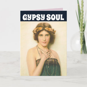 FOR HER  FRIEND BOHEMIAN GIRL CARDS