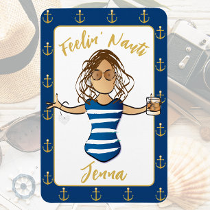 For Her Girls Trip Funny Travel Cruise Door Magnet