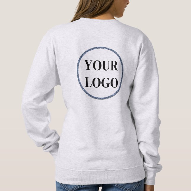For Her Mama New Mum ADD YOUR LOGO HERE Hoodie (Back)