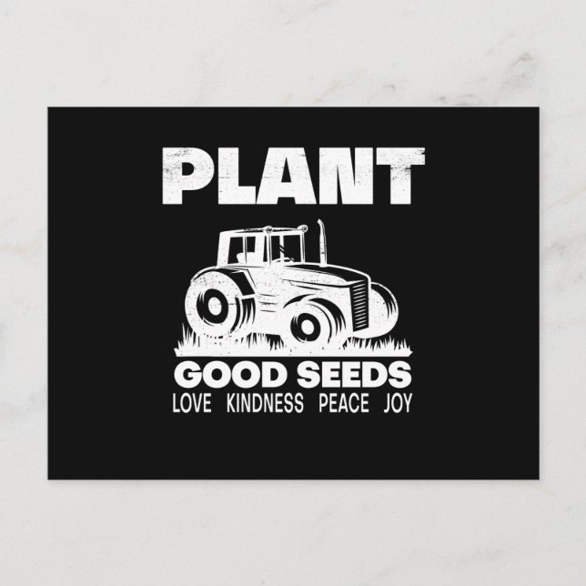 for her my tractor is sexy,farmers gift postcard (Front)