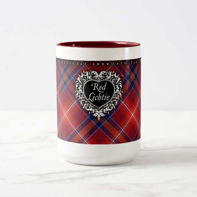 FOR HER Red Mug - Red Lichtie - Customisable - (Center)