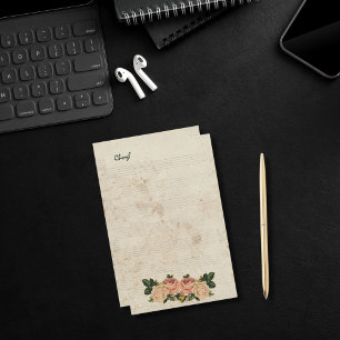 For Her Rustic Floral Stationery