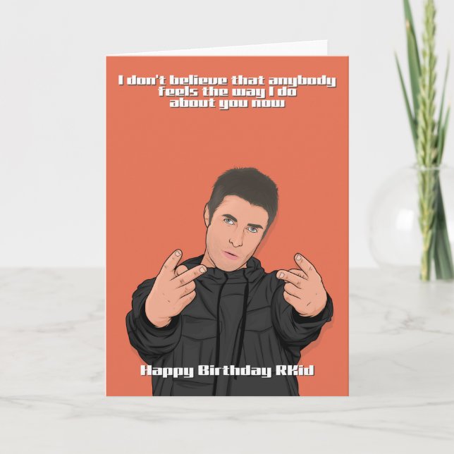 For Him Funny Liam Birthday Card (Front)