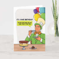 For Him Mad Hatter Pun Birthday Card