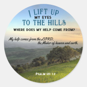 For His Glory - Psalm 121 Sticker