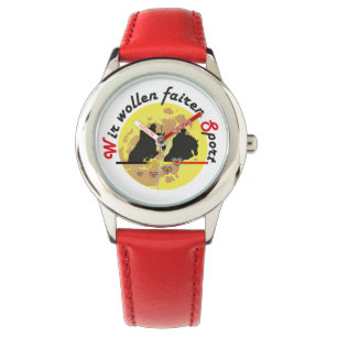 For horses and equestrian sports lover clock watch