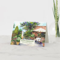 For Husband on Birthday Terrace of The Manor House