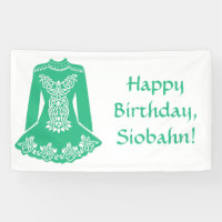 For Irish Dancers Green Dancing Dress Custom Party