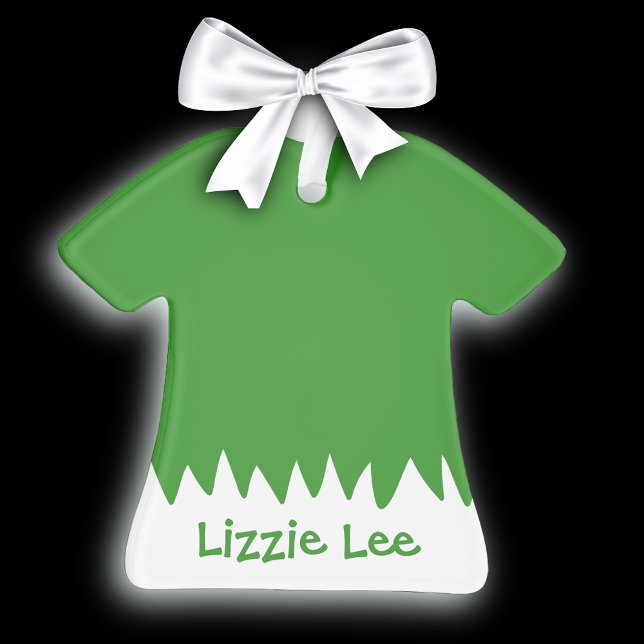 For Irish Dancers Green Dancing Dress  Ornament (Creator Uploaded)