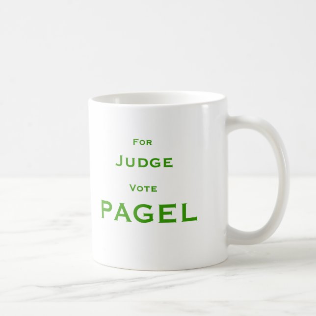 For Judge Vote Pagel Coffee Mug (Right)