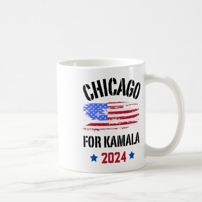 For Kamala 2024 Dnc Kamala Harris Supporter  Coffee Mug (Right)