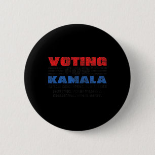 For Kamala After Dropping Joe Biden Trump 2024 Wom 6 Cm Round Badge