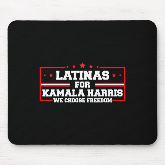 For Kamala Harris 2024 We Choose Freedom 2  Mouse Pad (Front)