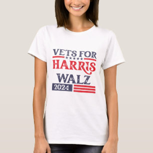 For Kamala Harris Tim Walz Veterans For Harris T-Shirt
