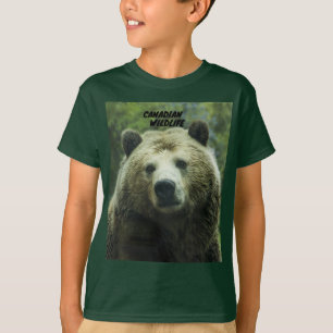 For Kid’s-Cold Misty Rainforest –Canadian Wildlife T-Shirt