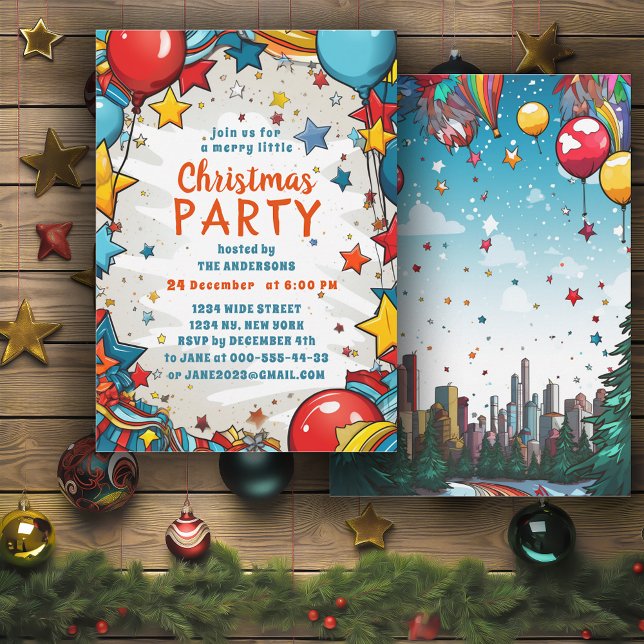 For Kids Christmas Party Invitation (Creator Uploaded)