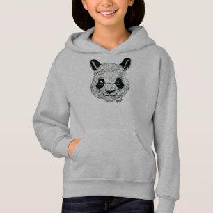 For Kids - Hand Painted Panda Art Girl's Sweater