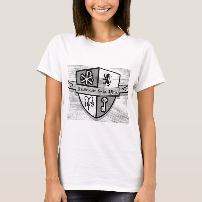 For King and Country Black and White Logo T-Shirt (Front)
