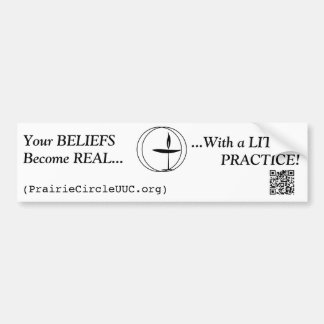 For Lake County, Illinois -- A Note Bumper Sticker