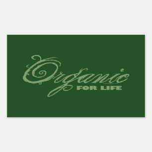 For Life, Organic Rectangular Sticker