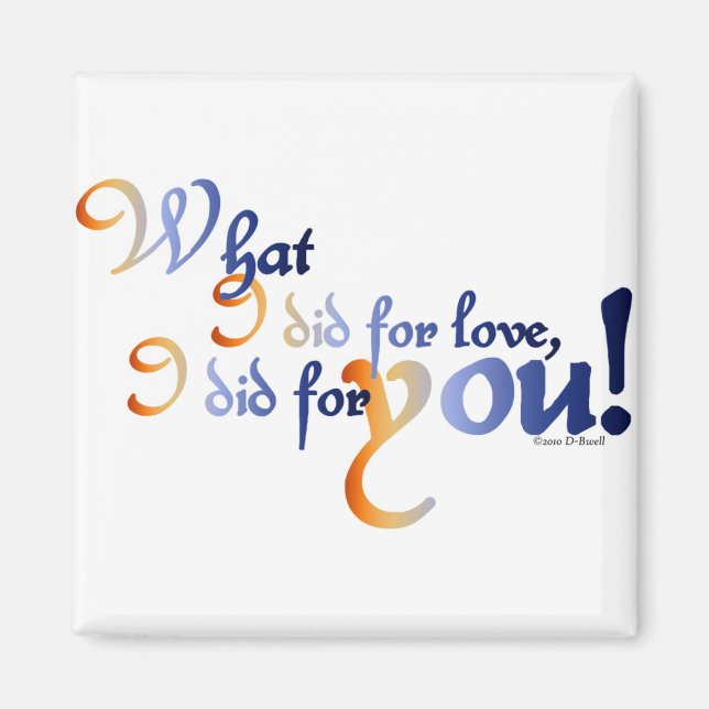 For Love Magnet (Front)