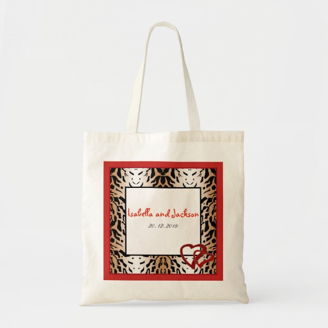 For loved ones, love tote bag (Front)