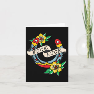 For Luck Horsescute Ss Cute Ss American Traditiona Card