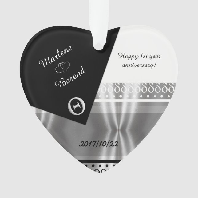 For Marlene & Barend only Ornament (Front)