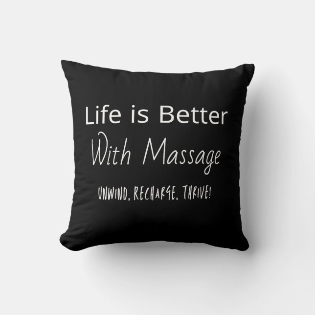 For Massage Therapist, Life Is Better With Massage Cushion (Front)