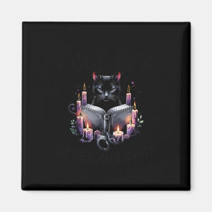 For Me Off I39m Reading Smut Black Cat Book Lover  Magnet