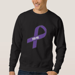 For Me (Purple Ribbon) Sweatshirt