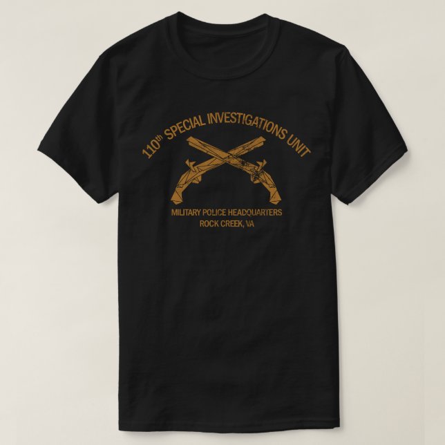 For Men Women 110Th Special Investigations Unit Th T-Shirt (Design Front)