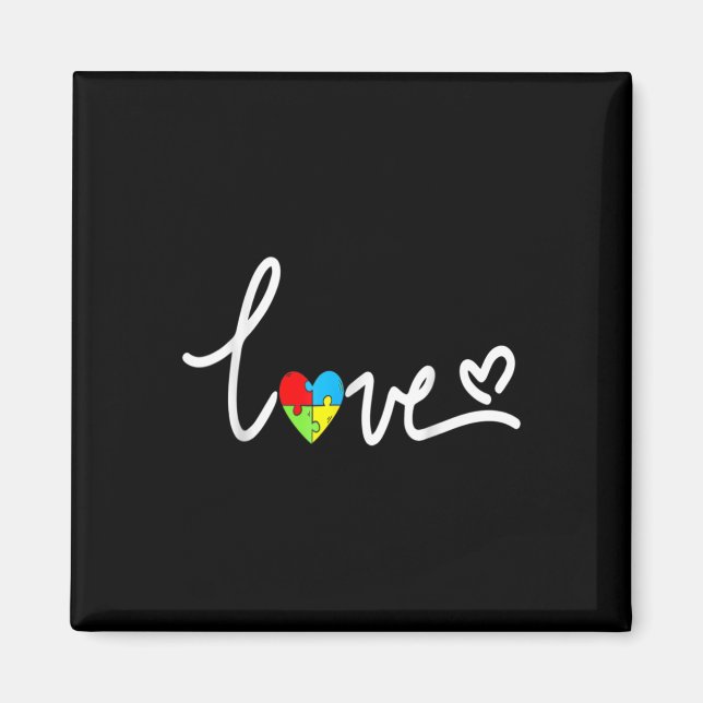 For Men Women Autism Awareness Tee Plus Size  Magnet (Front)