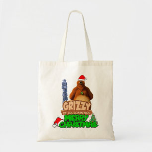 For Men Women Christmas Grizzy And The Lemmings Aw Tote Bag
