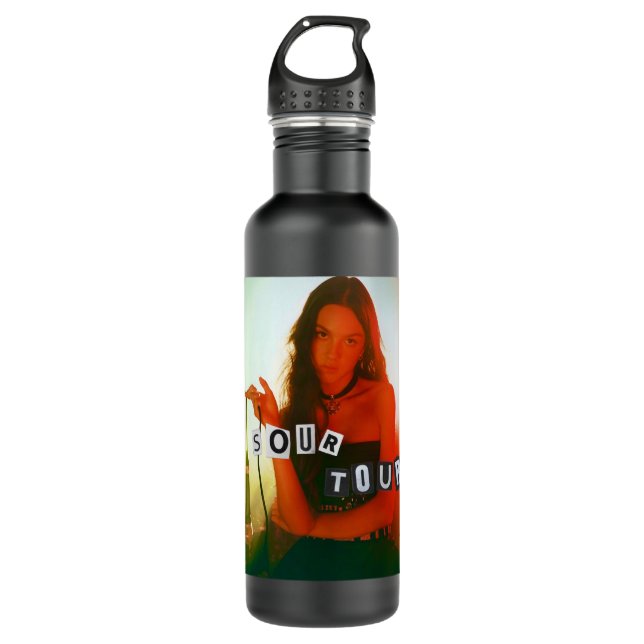 For Men Women Sour Tour Olivia Rodrigo Inspired Me 710 Ml Water Bottle (Front)