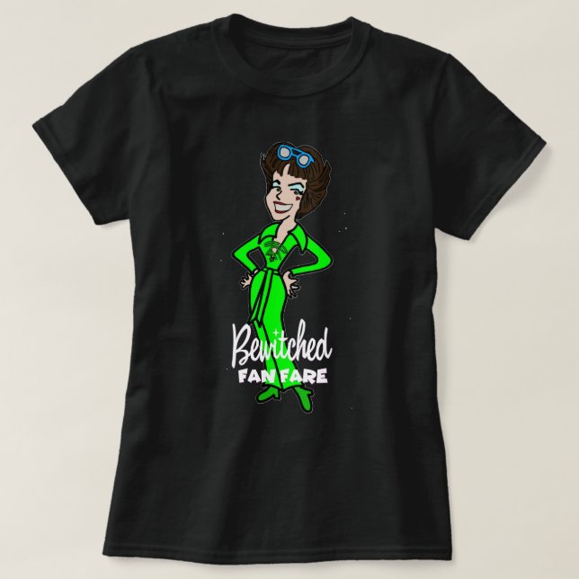 For Mens Womens Bewitched Fan Fare Serena Gifts Mo T-Shirt (Design Front)