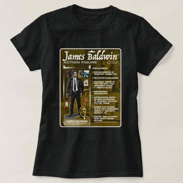 For Mens Womens James Baldwin Gifts For Fan T-Shirt (Design Front)