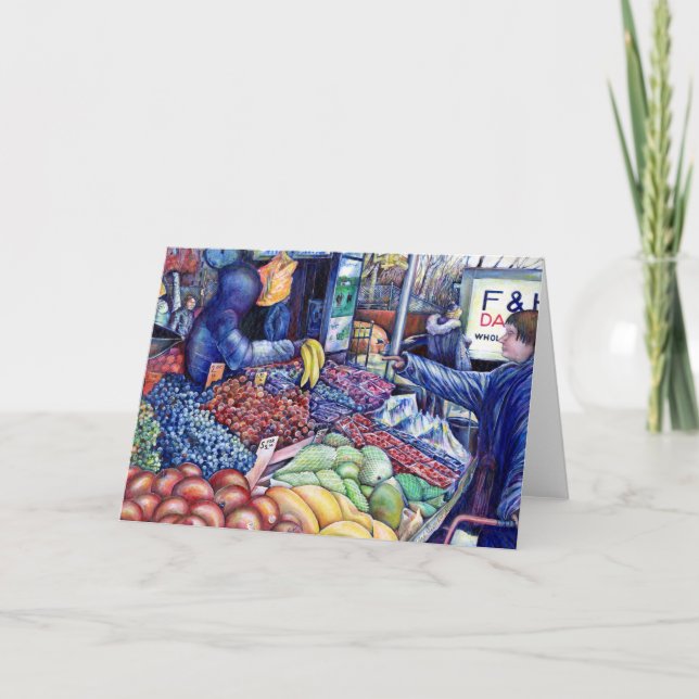 For Mental Consumption Only Greeting Card (Front)