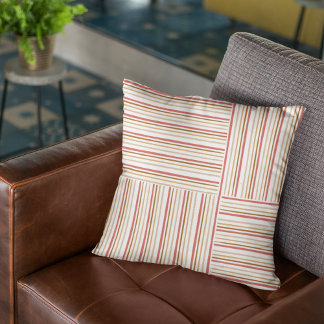 For Modern Home Lovers Brown and Beige Minimalist  Cushion